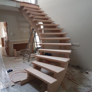 Open Riser Circular Stairs