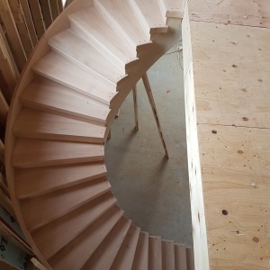 Closed Riser Circular Stairs